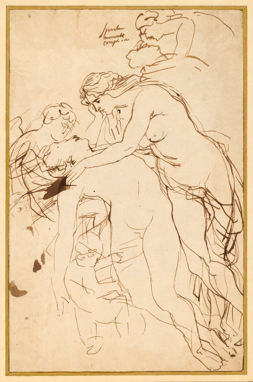 Venuše lamentující Adonis od Sir Peter Paul Rubens