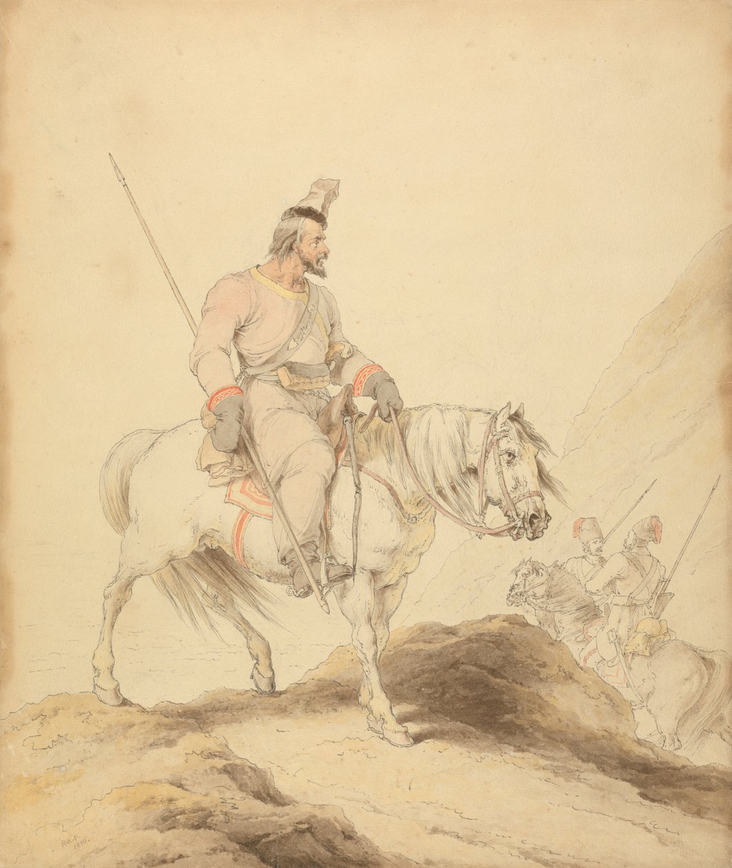 Uralský kozák od Sir Robert Kerr Porter