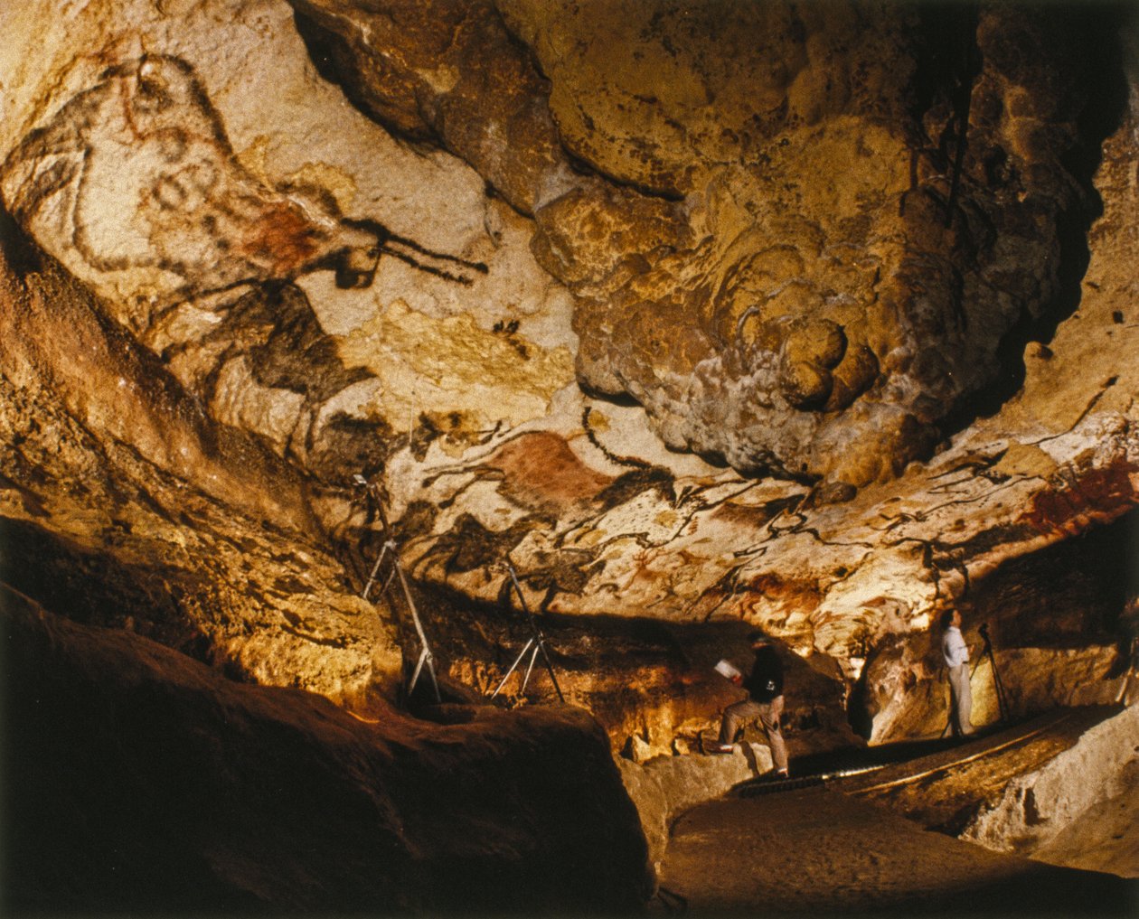 Bájný jednorožec z Lascaux a další malby z Lascaux, které vznikly před více než 17 000 lety. od Sisse Brimberg