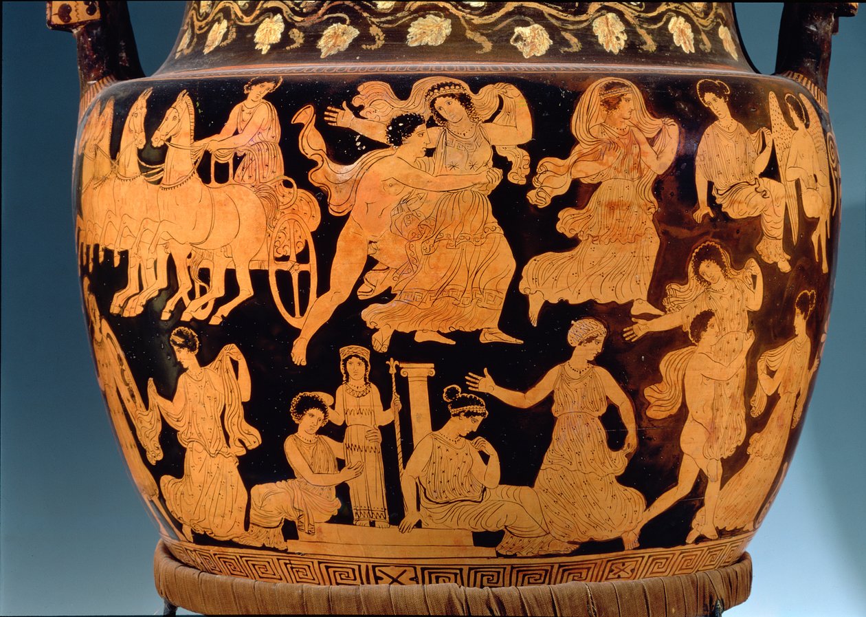 Červenofigurový volutový krater keramický detail 85030 od Sisyphus Painter
