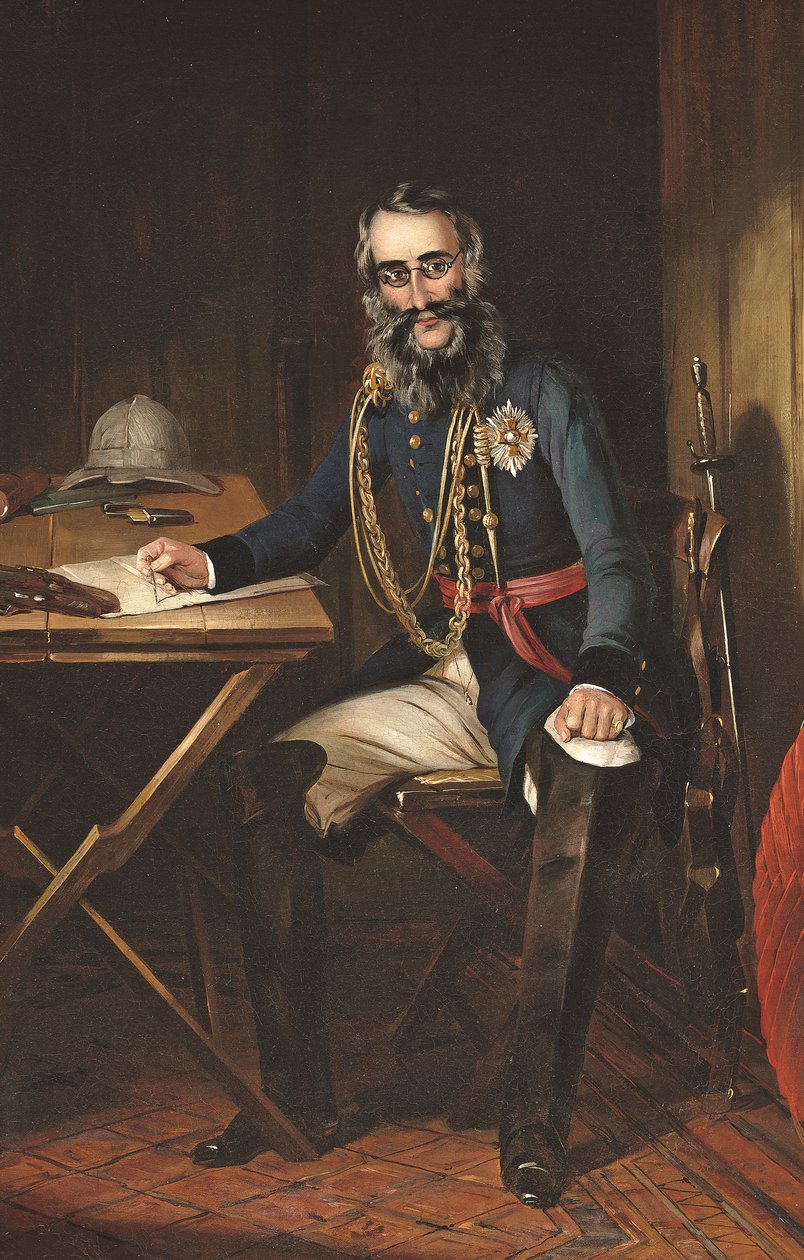 Portrét generála sira Charlese Napiera (1782-1853) (olej na plátně) od Smart Smart