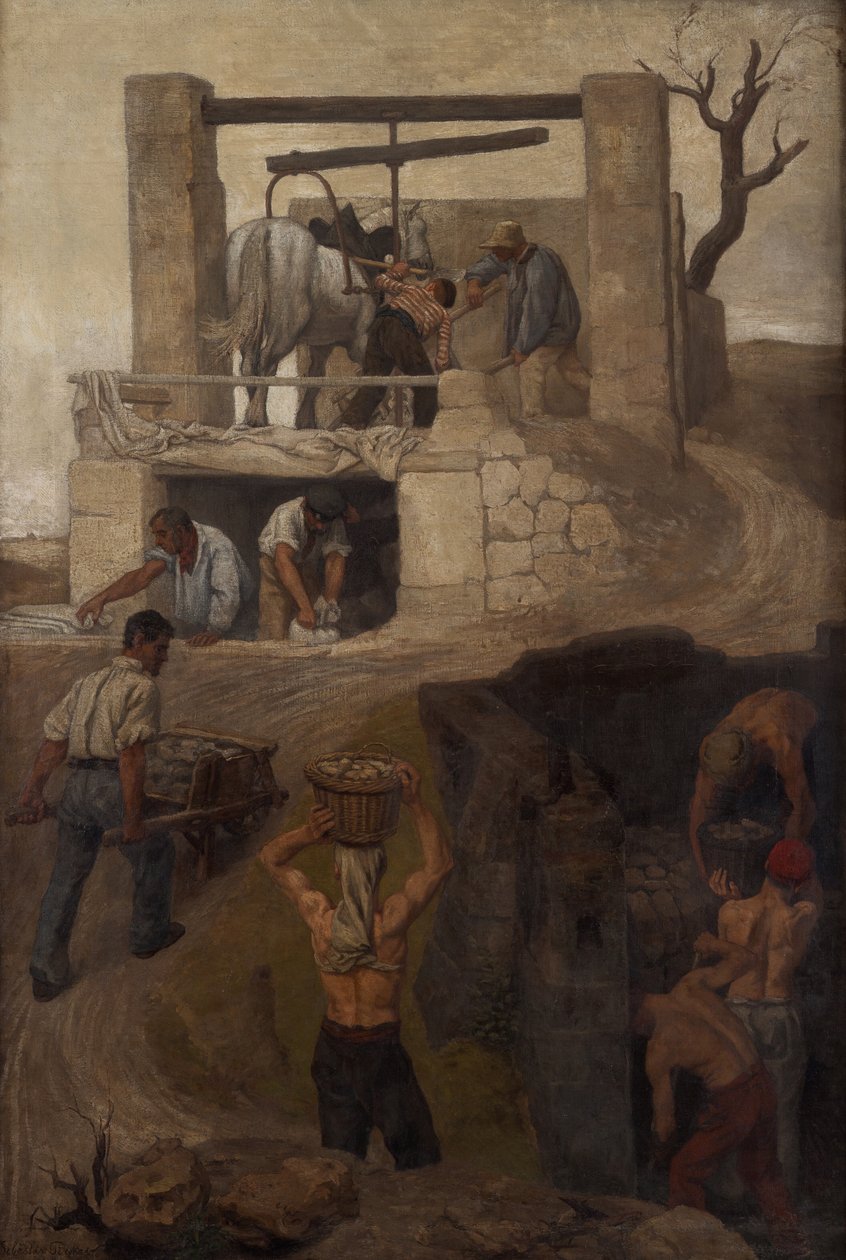 Dělníci na Montmartru, 1858 od Soběslav Pinkas