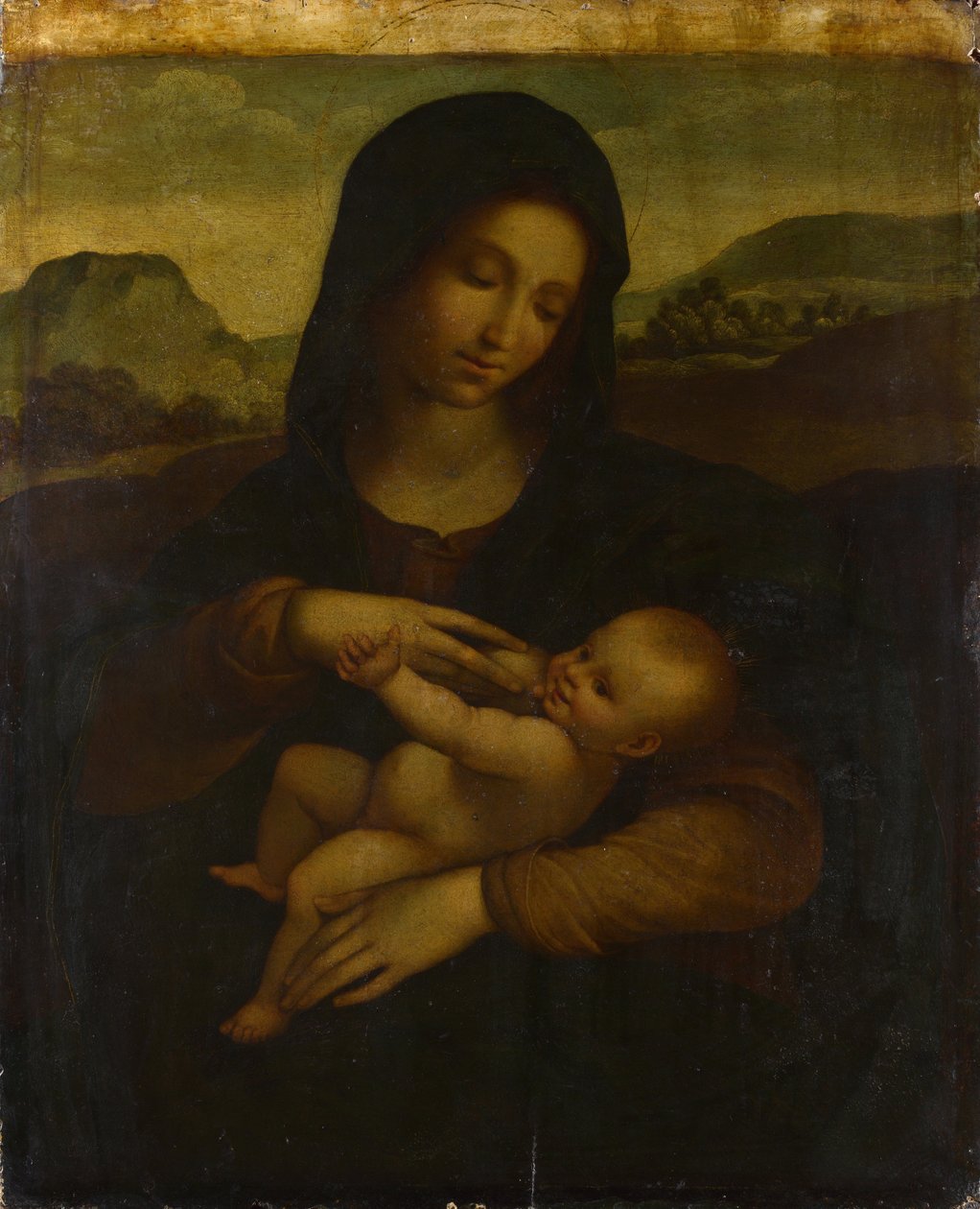 Madona s dítětem, c. 1520 od Sodoma