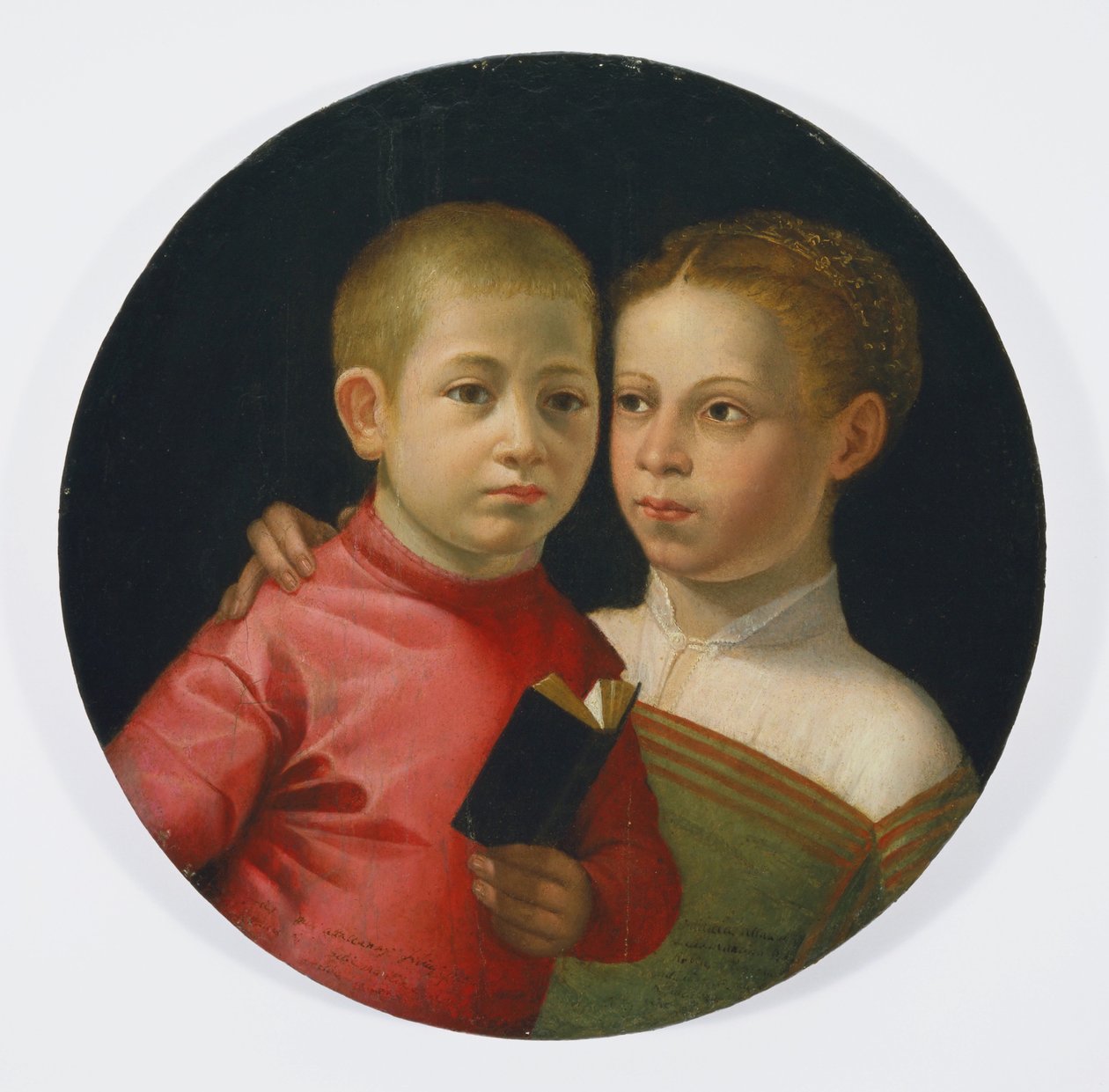 Dvojportrét chlapce a dívky z rodiny Attavanti, c.1580 od Sofonisba Anguissola