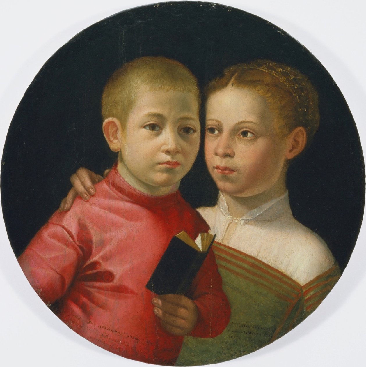 Dvojportrét chlapce a dívky z rodiny Attavantiových od Sofonisba Anguissola