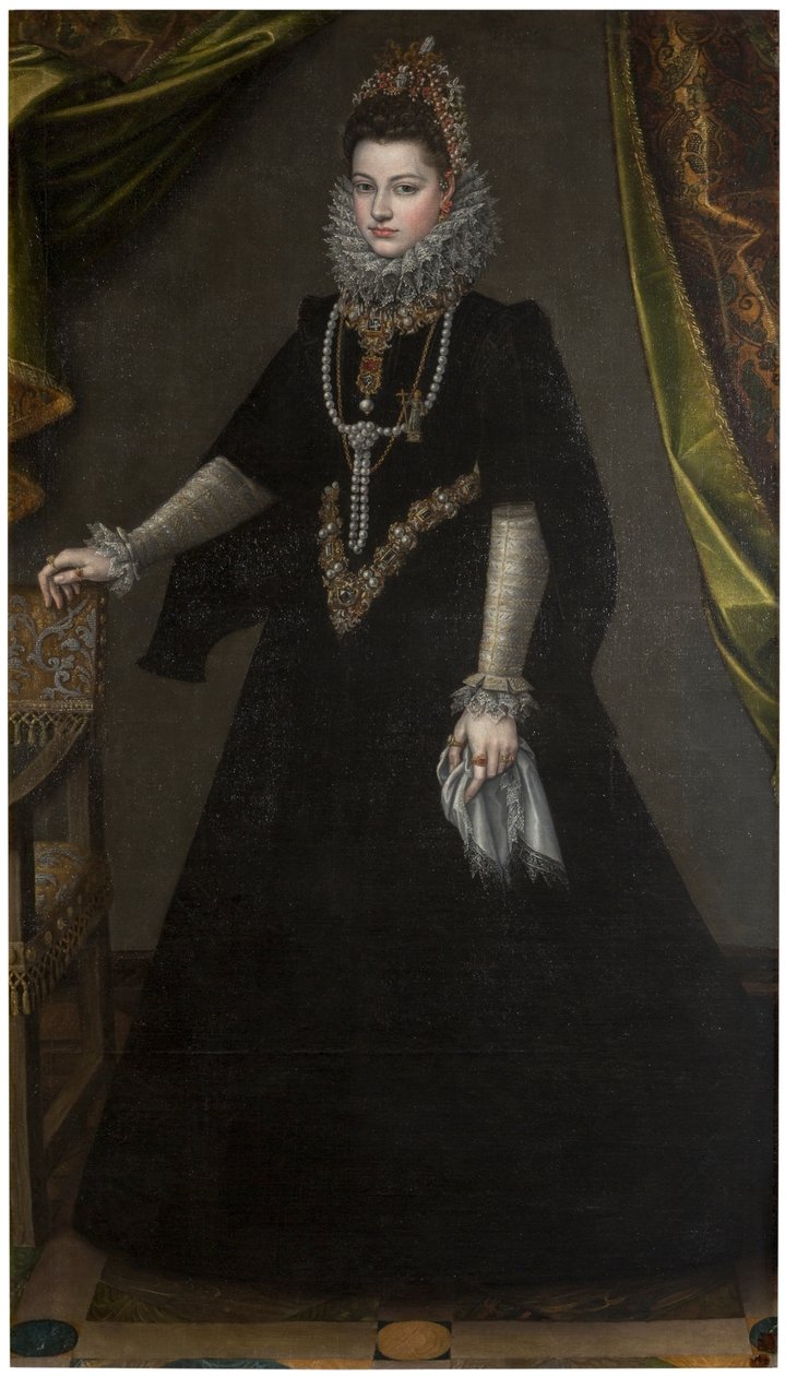 Německy: Infantin Isabella Clara Eugenia (1566-1633) Portrét infantky Isabelly Clary Eugenie od Sofonisba Anguissola