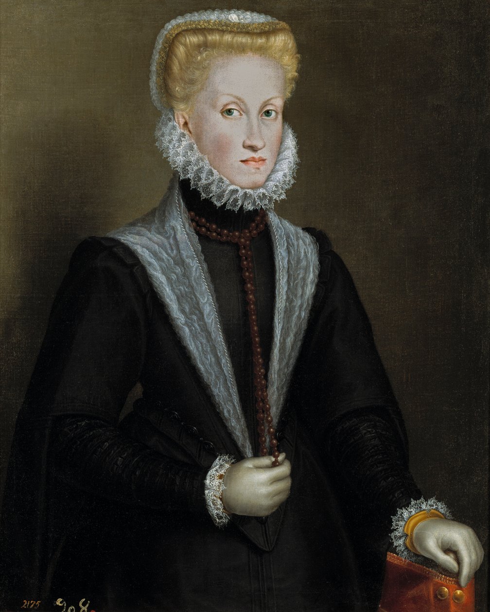 Portrét Anny Rakouské (1549-1580) od Sofonisba Anguissola