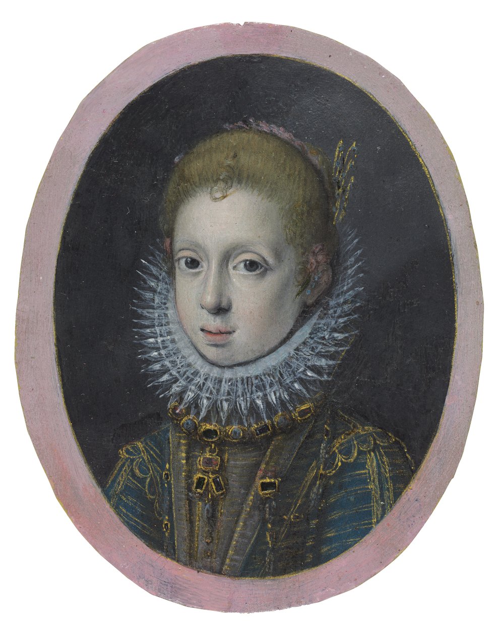 Portrét dívky ze šlechtické rodiny, asi 1532-1625 (akvarel a tělová barva) od Sofonisba Anguissola