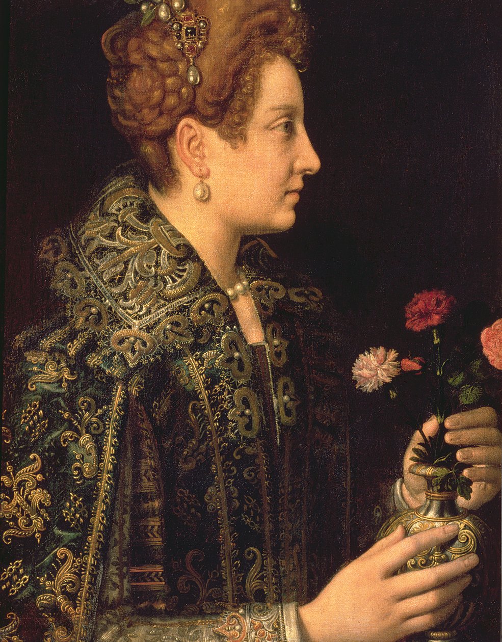 Portrét ženy (olej na plátně) od Sofonisba Anguissola