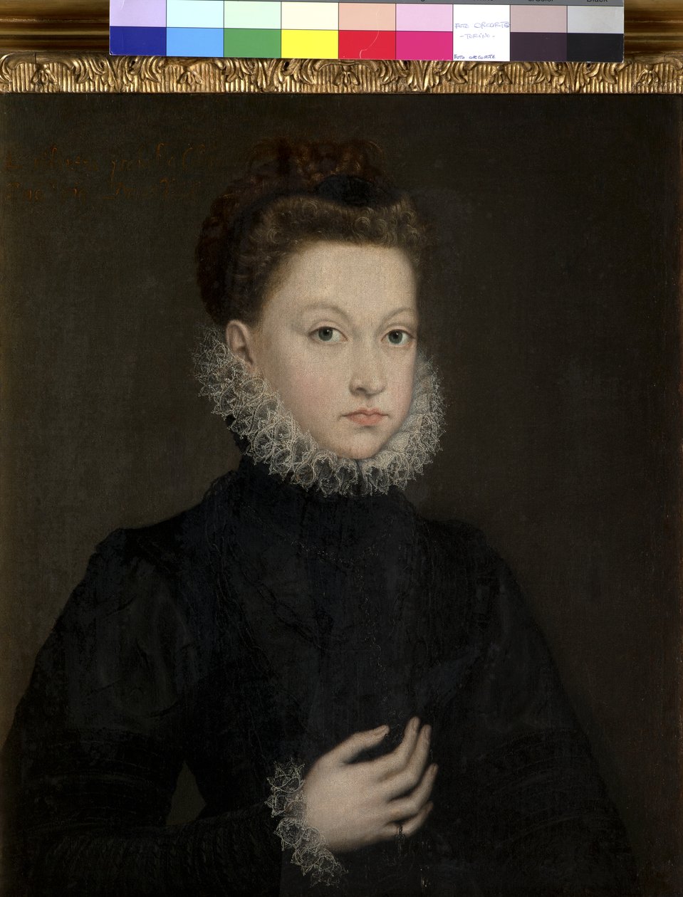 Portrét Infanta Isabelly Clara Eugenia, 1573 od Sofonisba Anguissola
