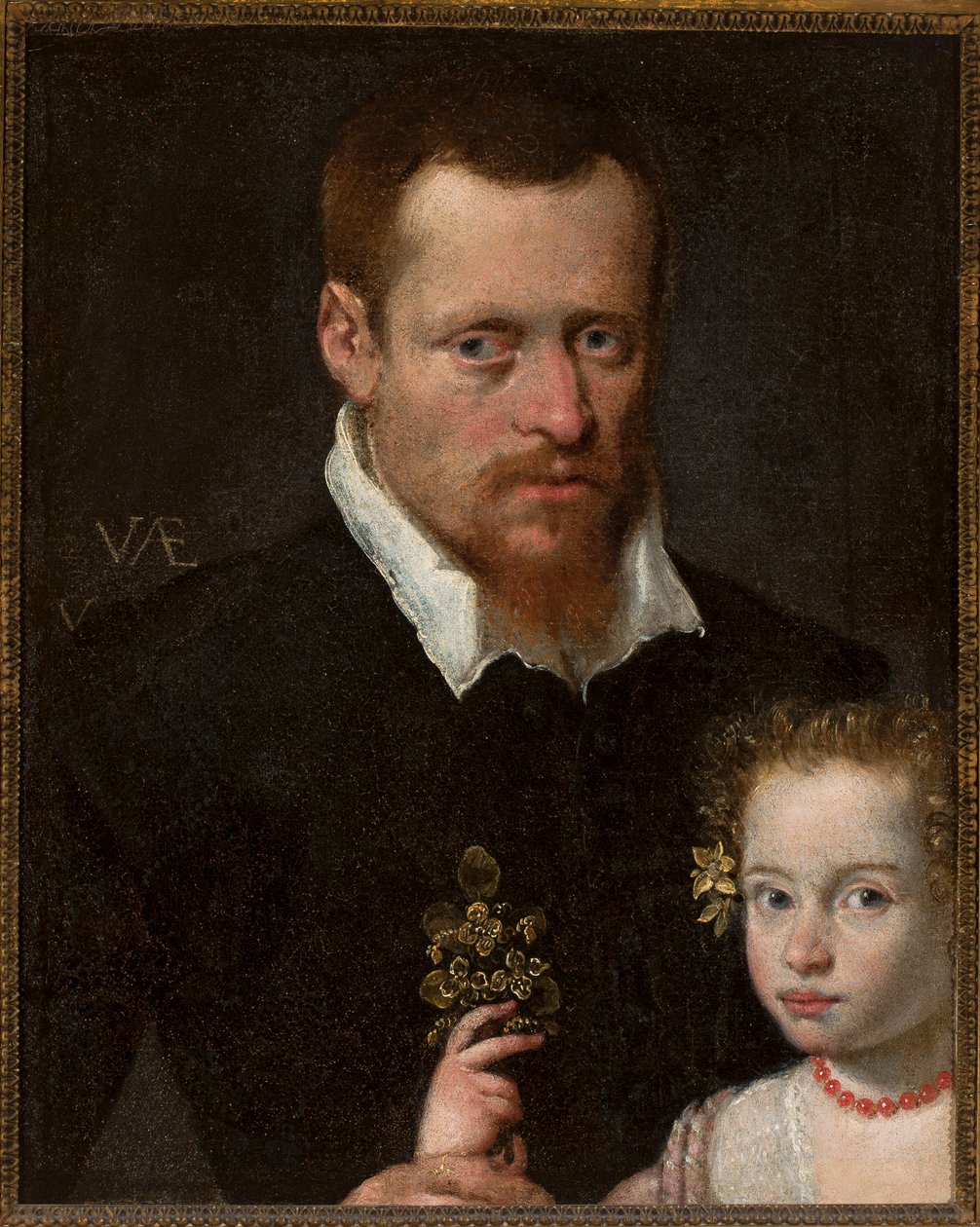 Portrét muže s dcerou od Sofonisba Anguissola
