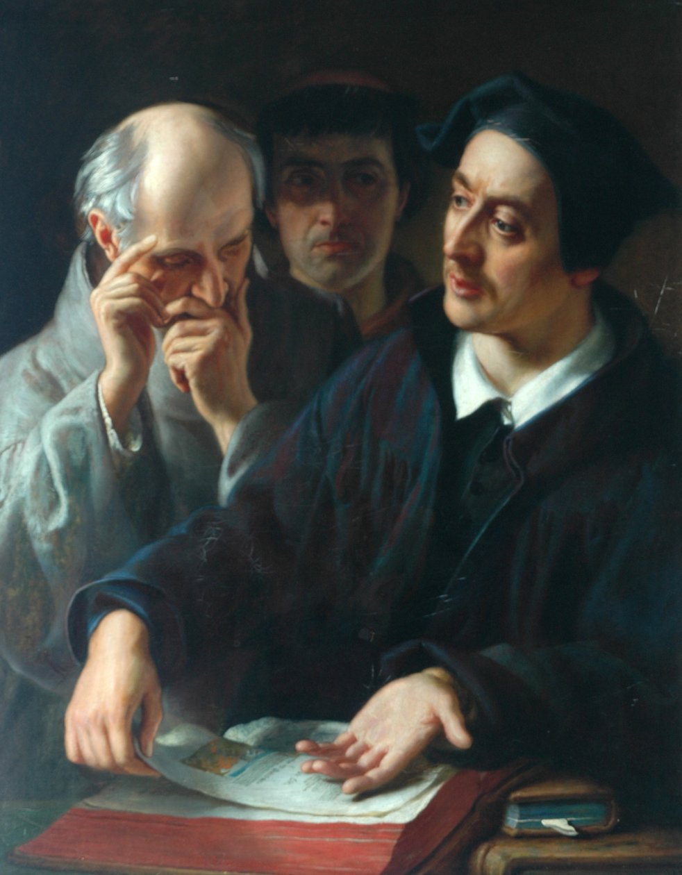 Melancthon, Exposing A Text, 1863 od Solomon Alexander Hart