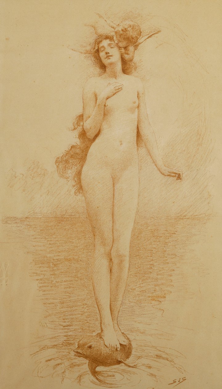 Studie pro - Zrození lásky, od Solomon Joseph Solomon