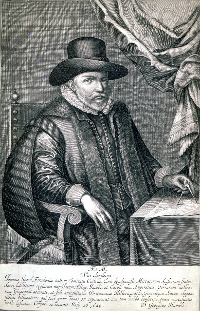 John Speed, publikoval George Humble, 1632 od Solomon Savery