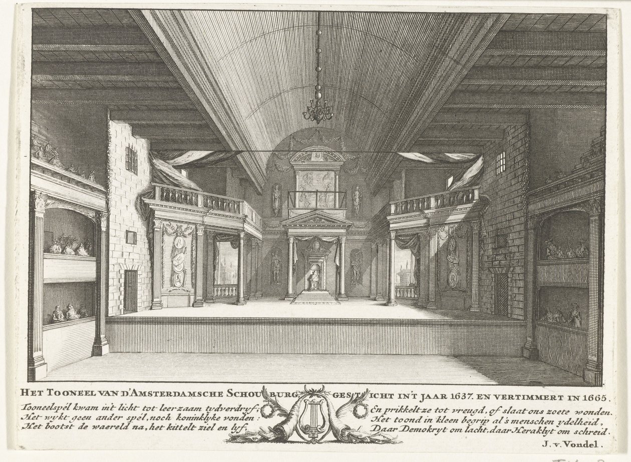 Divadlo Jacoba van Campena, 1658 od Solomon Savery