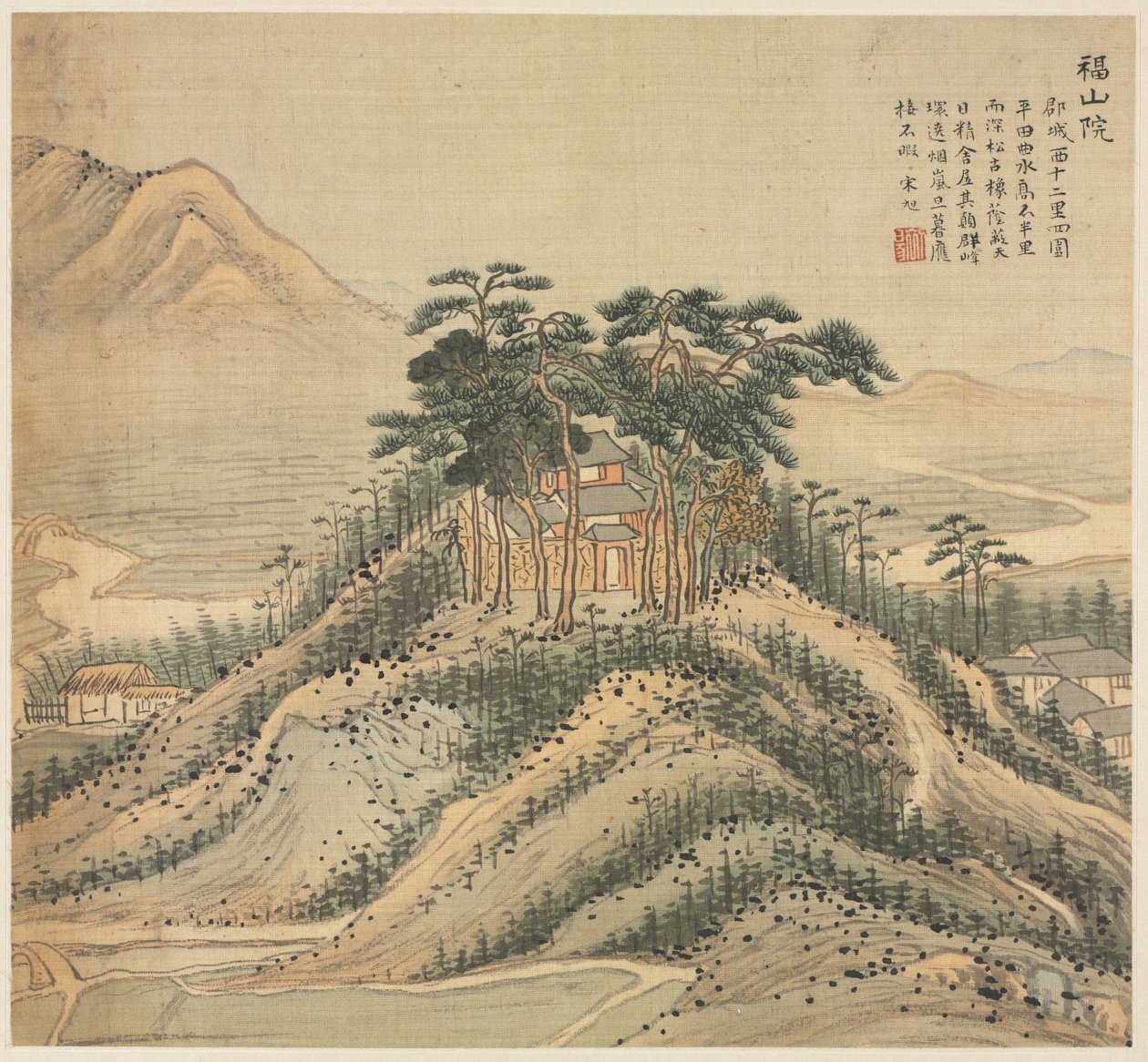 Klášter Fushan, 1500s. od Song Xu