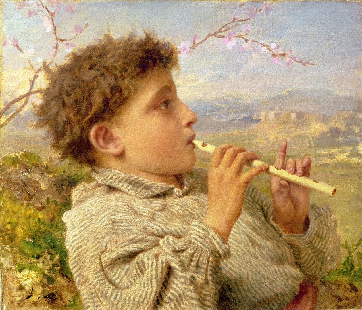 Shepherd Piper, 1881 od Sophie Gengembre Anderson