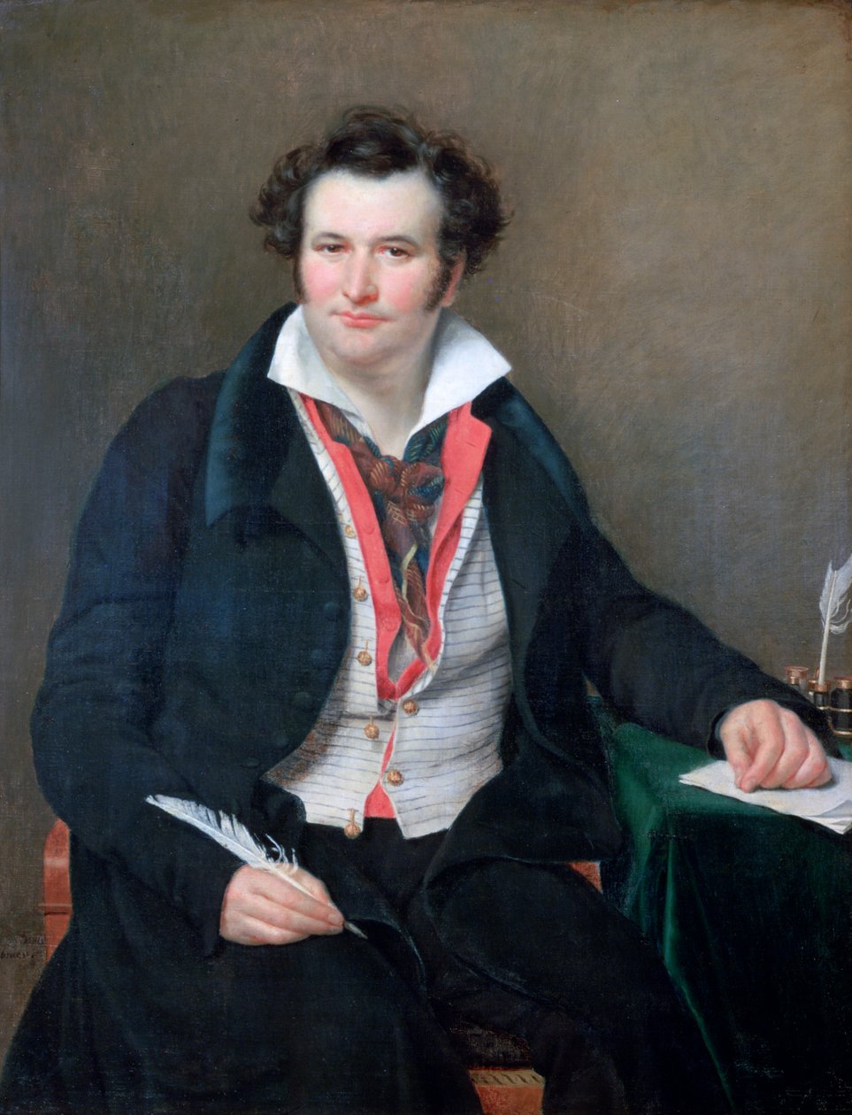 Portrét Bernarda Wolfa, c1823 od Sophie Rude