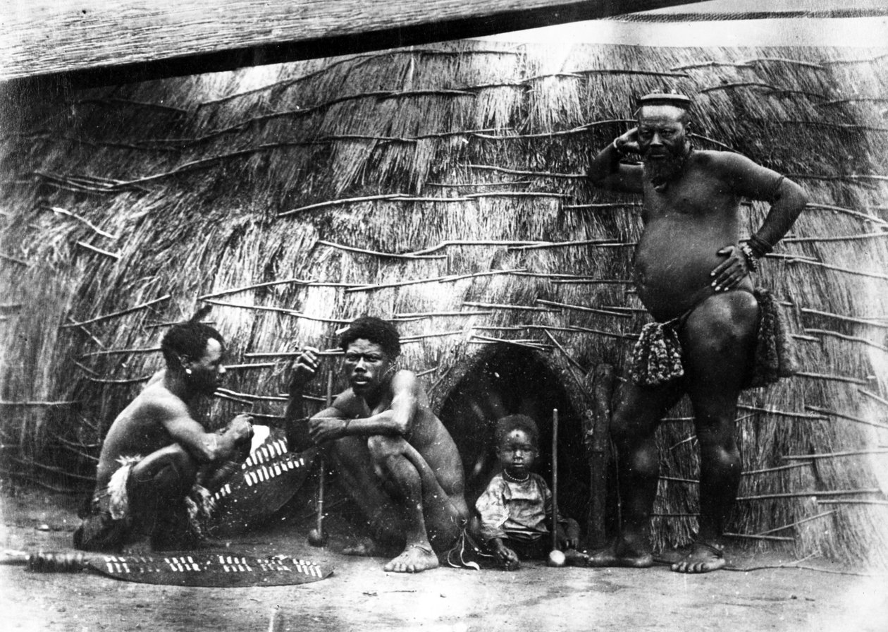 Původní král v Zululandu, kolem roku 1895 od South African Photographer