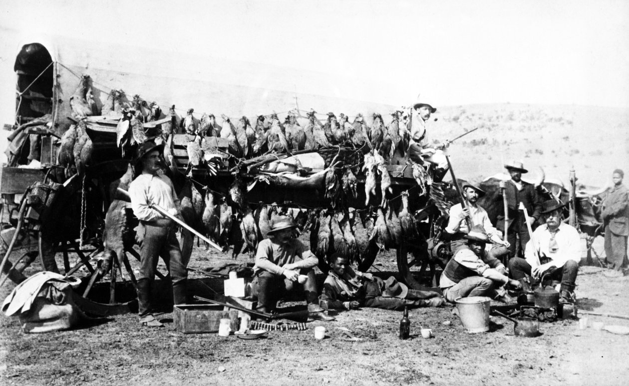 Návrat ze střelecké expedice, Jižní Afrika, kolem roku 1895 od South African Photographer