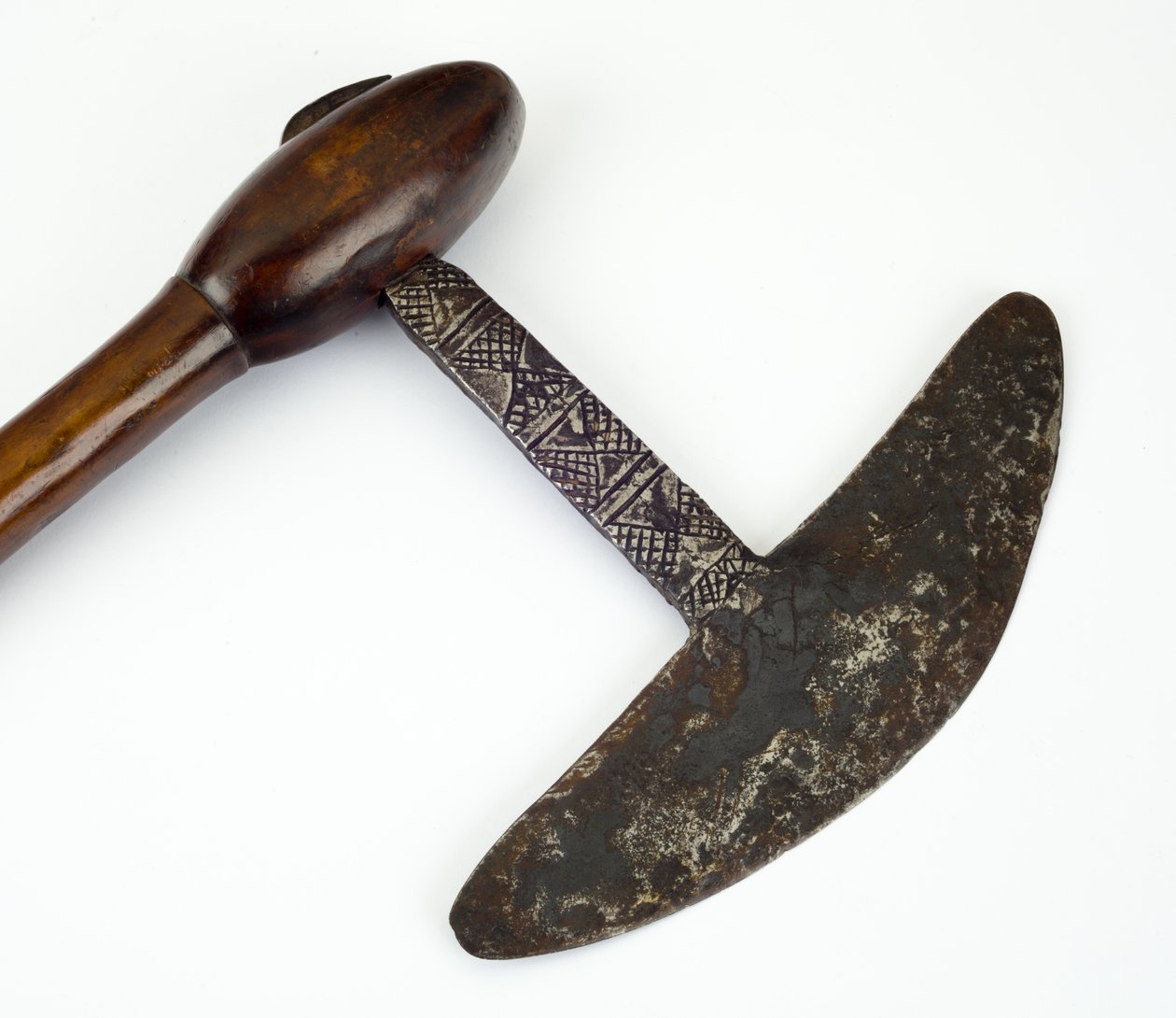 Gano neboli bojová sekera (černé železo a dřevo) od South African School