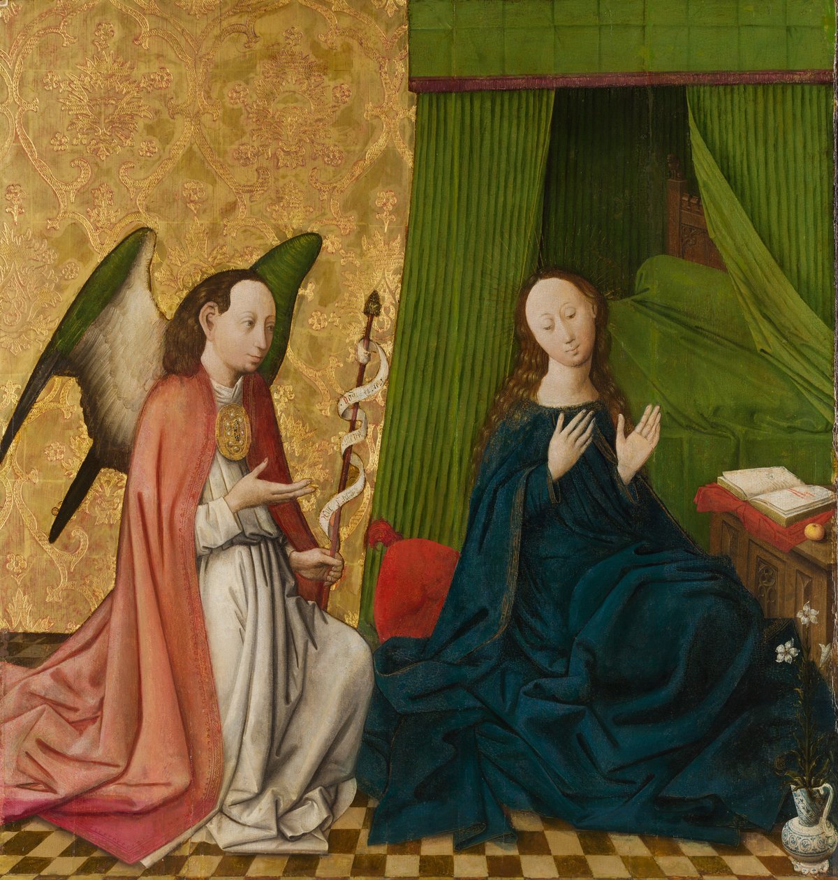 Zvěstování. od South Netherlandish Painter