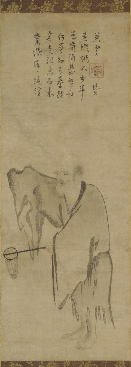 Master Clam Catches a Shrimp, polovina 13. století (inkoust na papíře) od Southern Song Dynasty Chinese School
