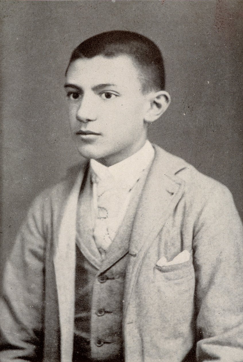 Pablo Picasso, 15 let, 1896 od Spanish Photographer