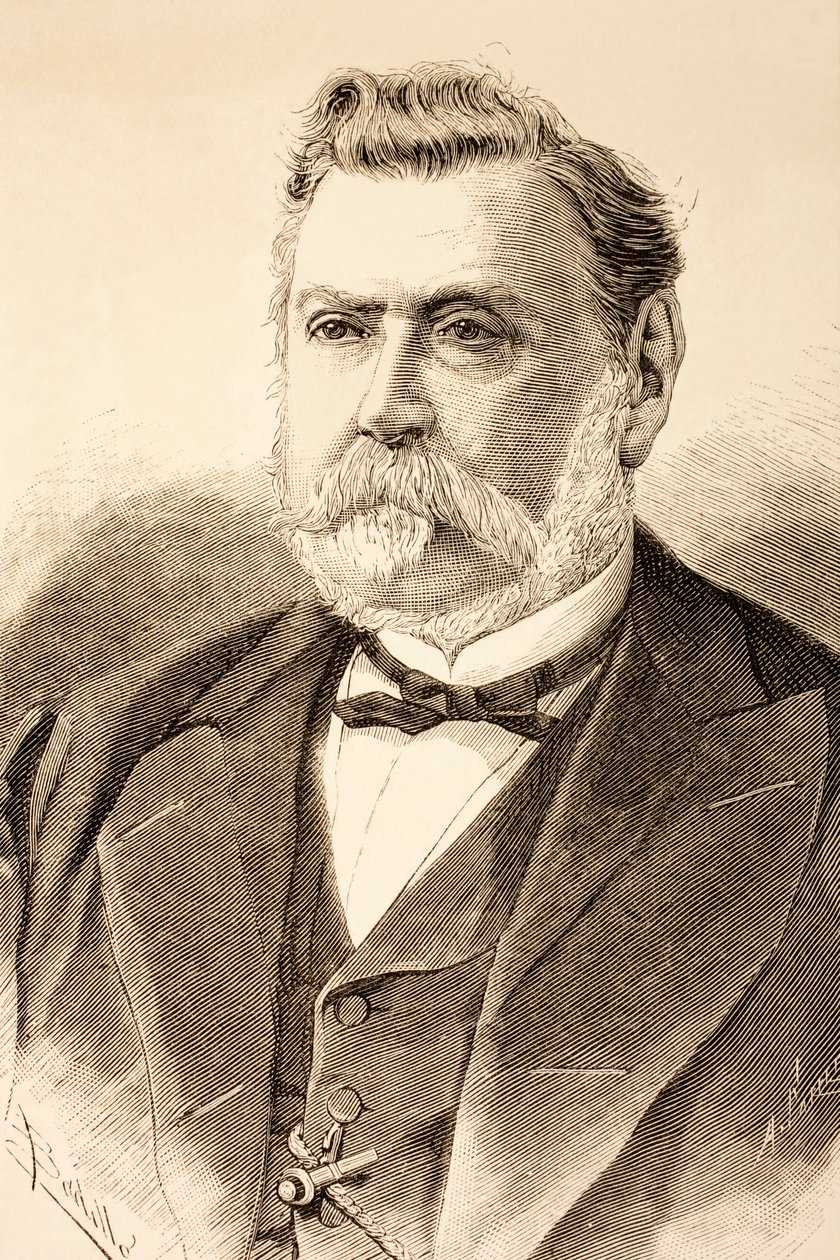 Antonio Rodrigues Sampaio z „La Ilustracion Espanola y Americana“ z roku 1881 od Spanish School