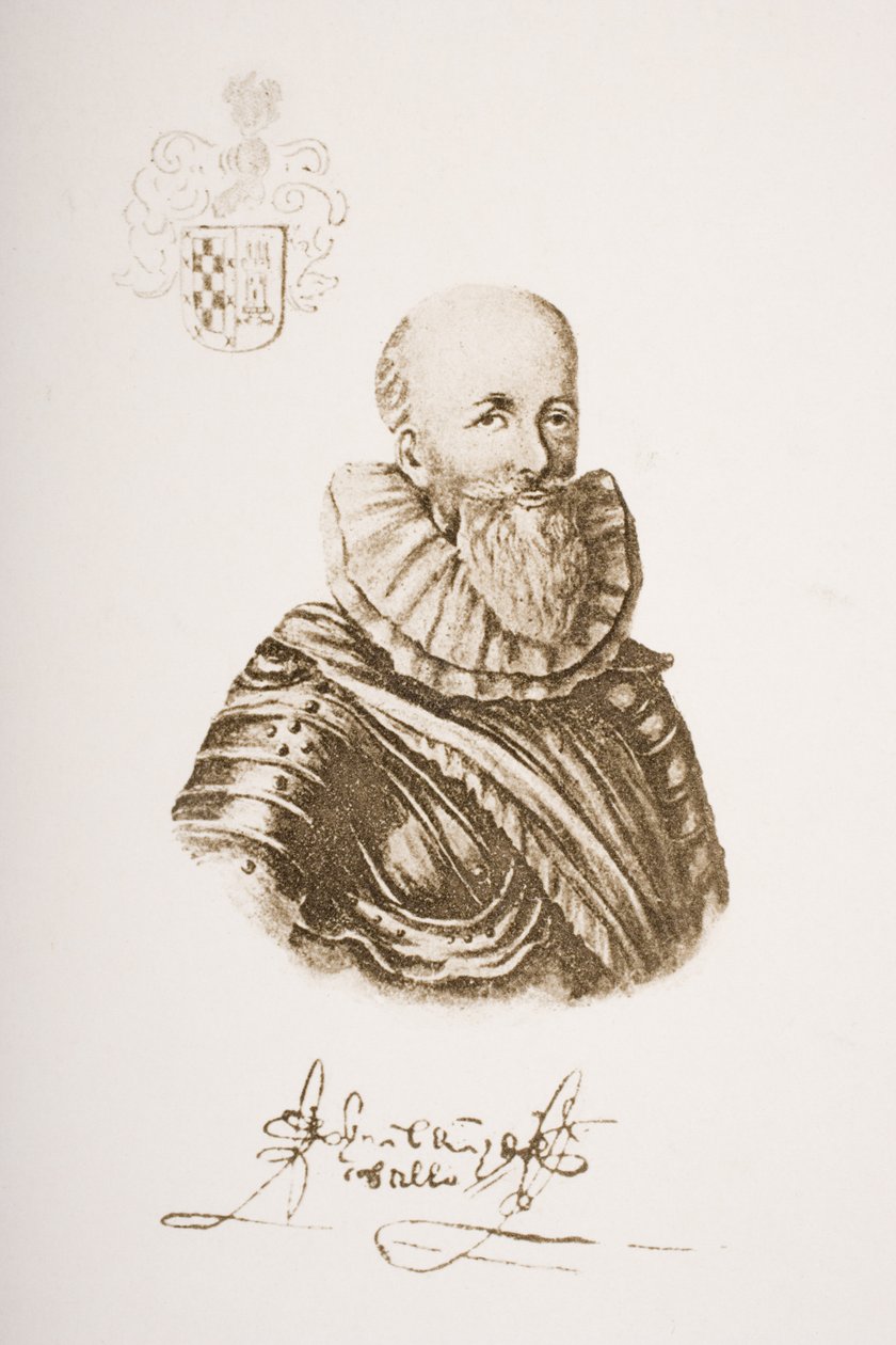 Bernal Diaz del Castillo (asi 1492-1584) od Spanish School