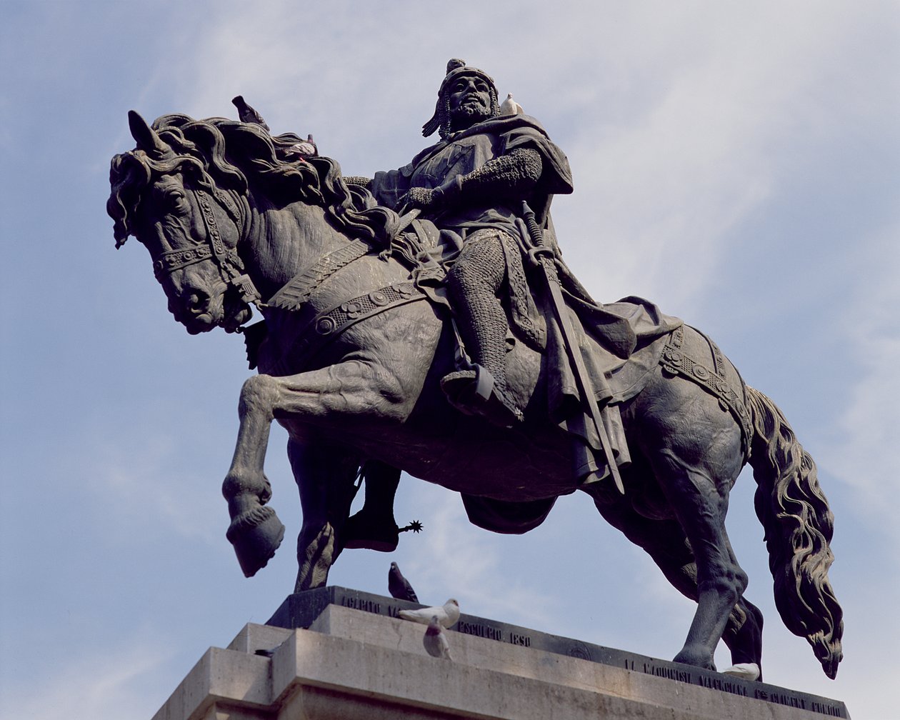 Jezdecká socha Jaime I (1208-76) El Conquistador, 1890 (bronz) od Spanish School