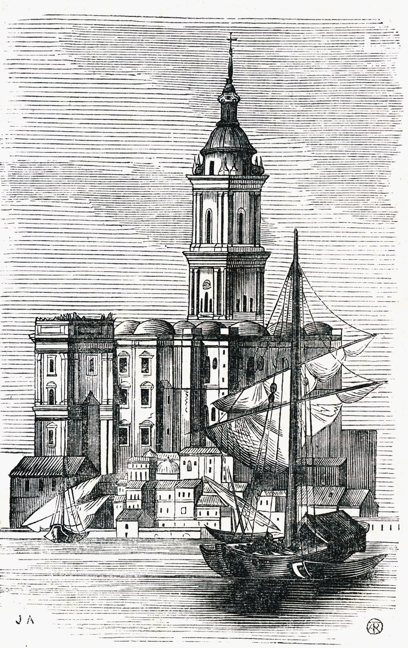 Katedrála Malaga, Španělsko, polovina 1800 od Spanish School