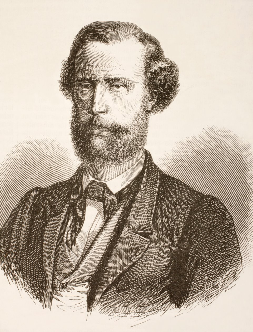 Manuel Vilar i Roca, z „The Universal Museum“, publikované v roce 1862 od Spanish School