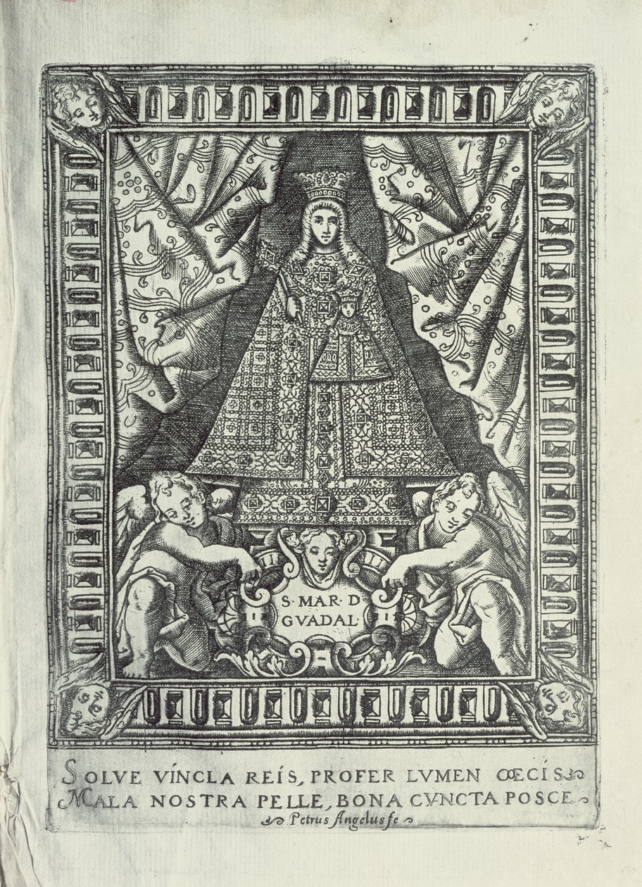 Panny Marie Guadalupské od Spanish School