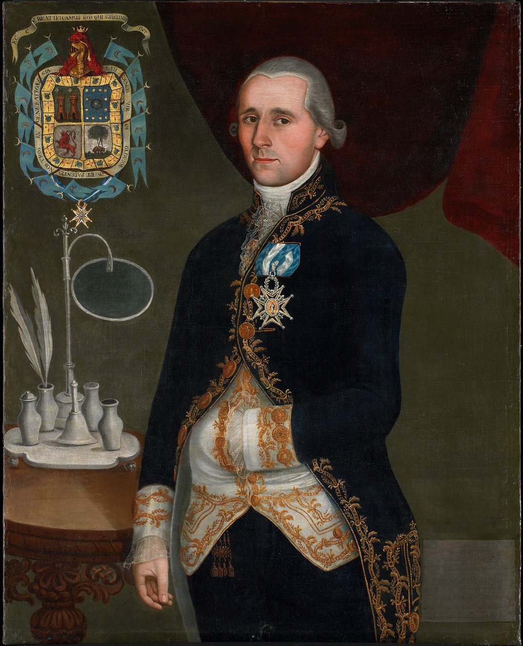 Portrét vévody z Agrady, kolem roku 1805 od Spanish School