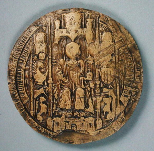 Pečeť navarrského krále Jeana II (1397-1479) od Spanish School