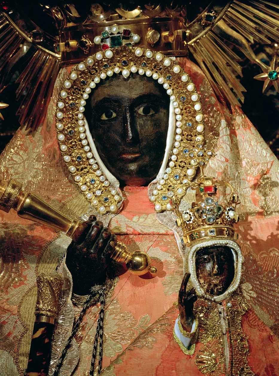 Guadalupská madona (detail z roku 186934) od Spanish School