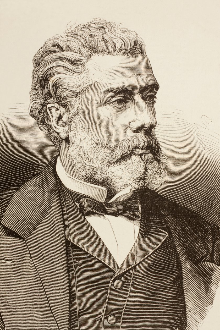 Victor Balaguer, z „La Ilustracion Espanola y Americana“ z roku 1881 od Spanish School