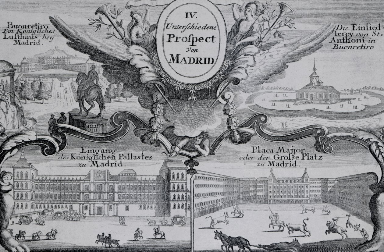 Pohled na město Madrid od Spanish School