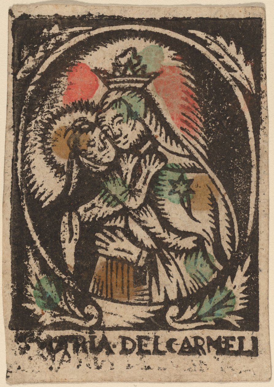 Madonna a dítě od Spanish 15th Century