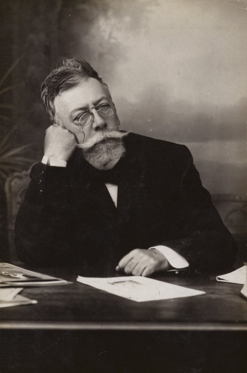 Angel Guimera (1845-1924), španělský dramatik (čb fotografie) od Spanish Photographer
