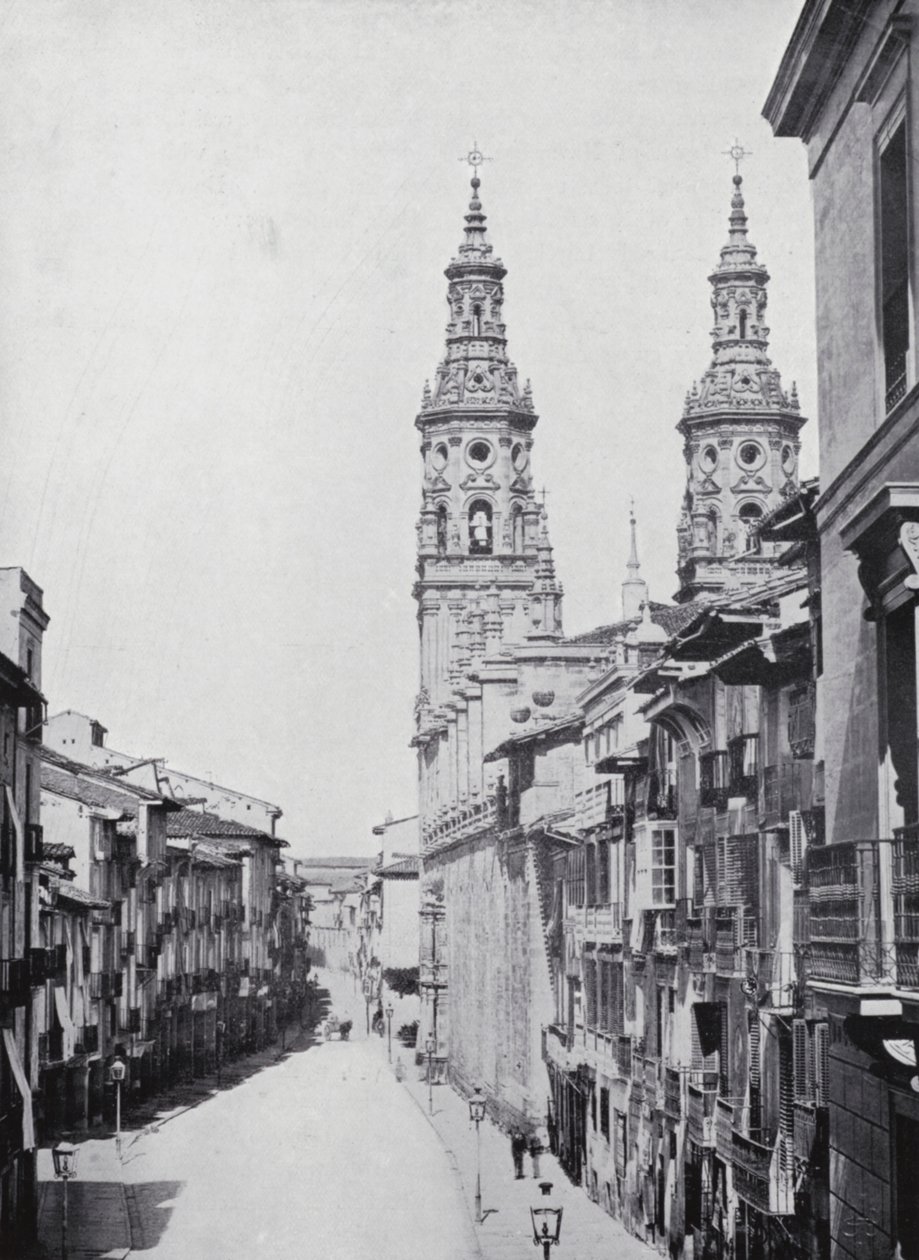 Calle Del Mercado, Logrono (č/b fotografie) od Spanish Photographer