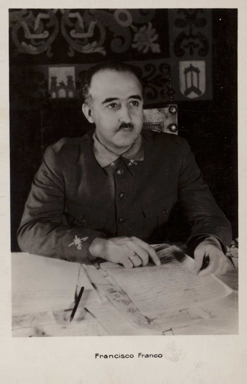 Francisco Franco (čb fotografie) od Spanish Photographer