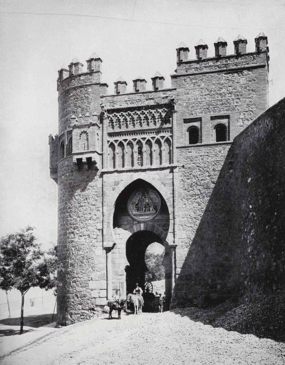 Puerta Del Sol, Toledo (čb fotografie) od Spanish Photographer