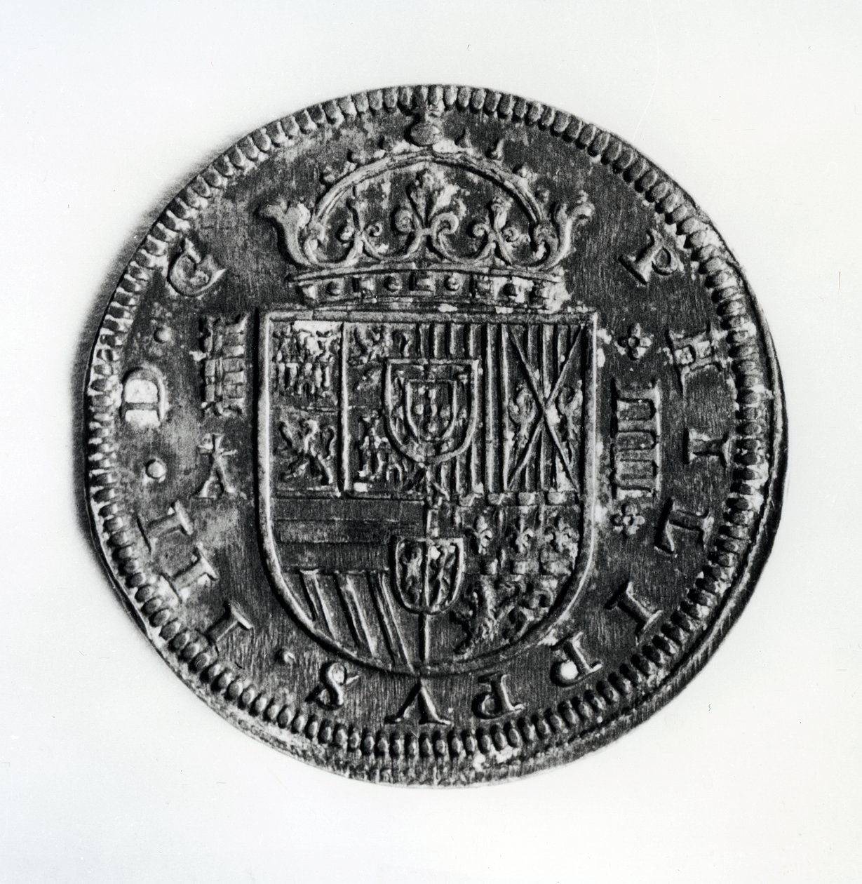 4 mince Reales z doby vlády Filipa III. (stříbrná) od Spanish School