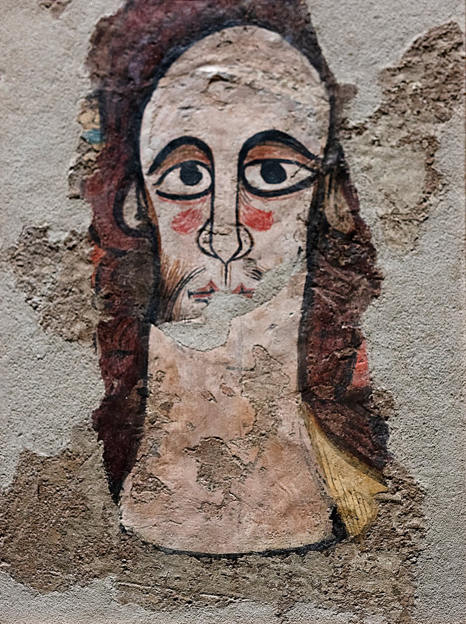 Kristus Pantokrator. 12. století (freska) od Spanish School