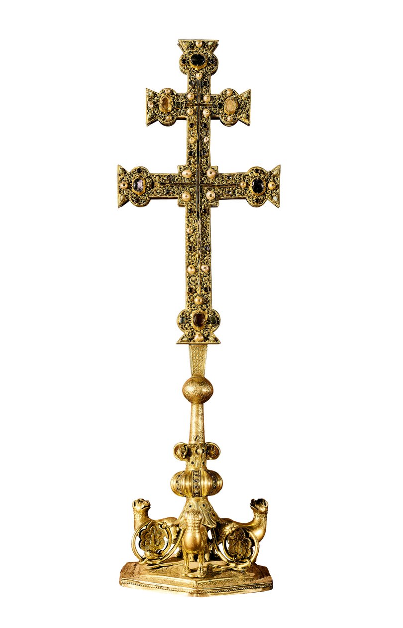 "Signum crucis" Kříž templářského řádu Ponferrada (Španělsko) od Spanish School
