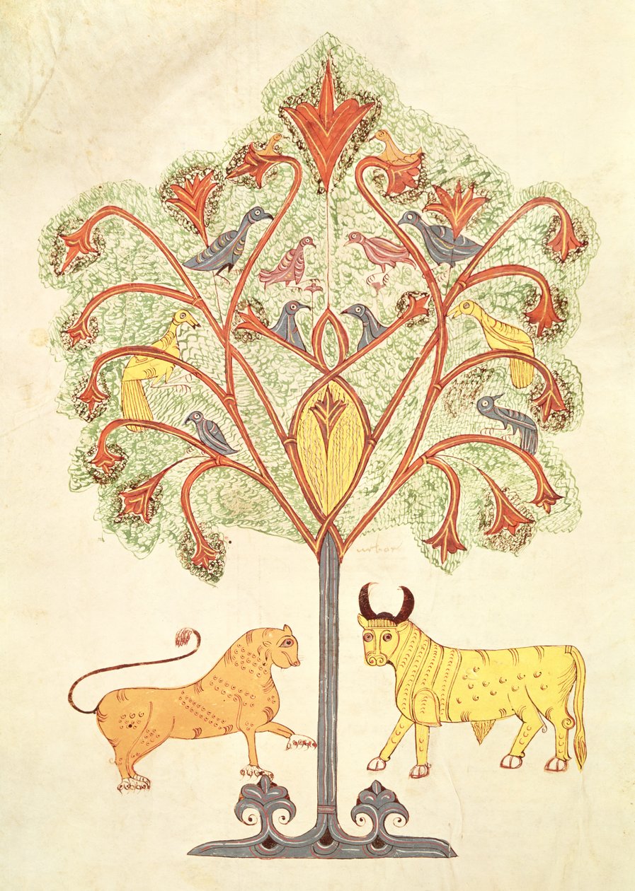 Fol.319v Sen o Nabuchodonozorovi, z Bible Mozarabe od Spanish School