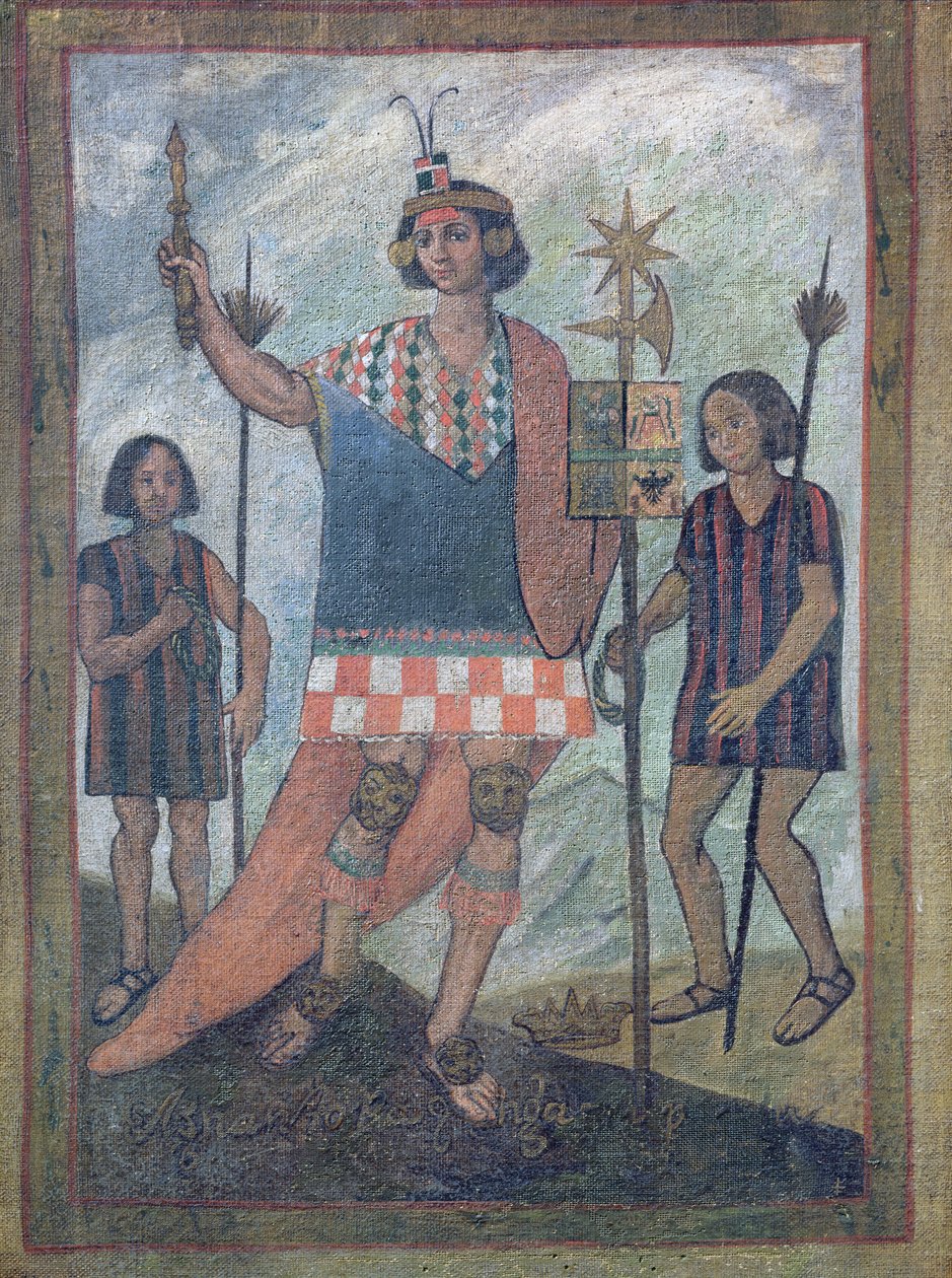 Obyvatelé Nového světa se setkali s Kryštofem Kolumbem na své první cestě v roce 1492 od Spanish School