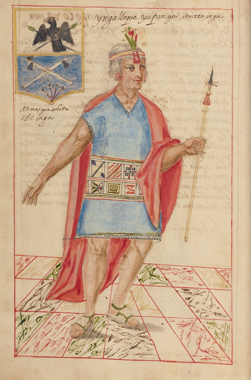 Lloque Yupanqui, 1616 (rukopis) od Spanish School